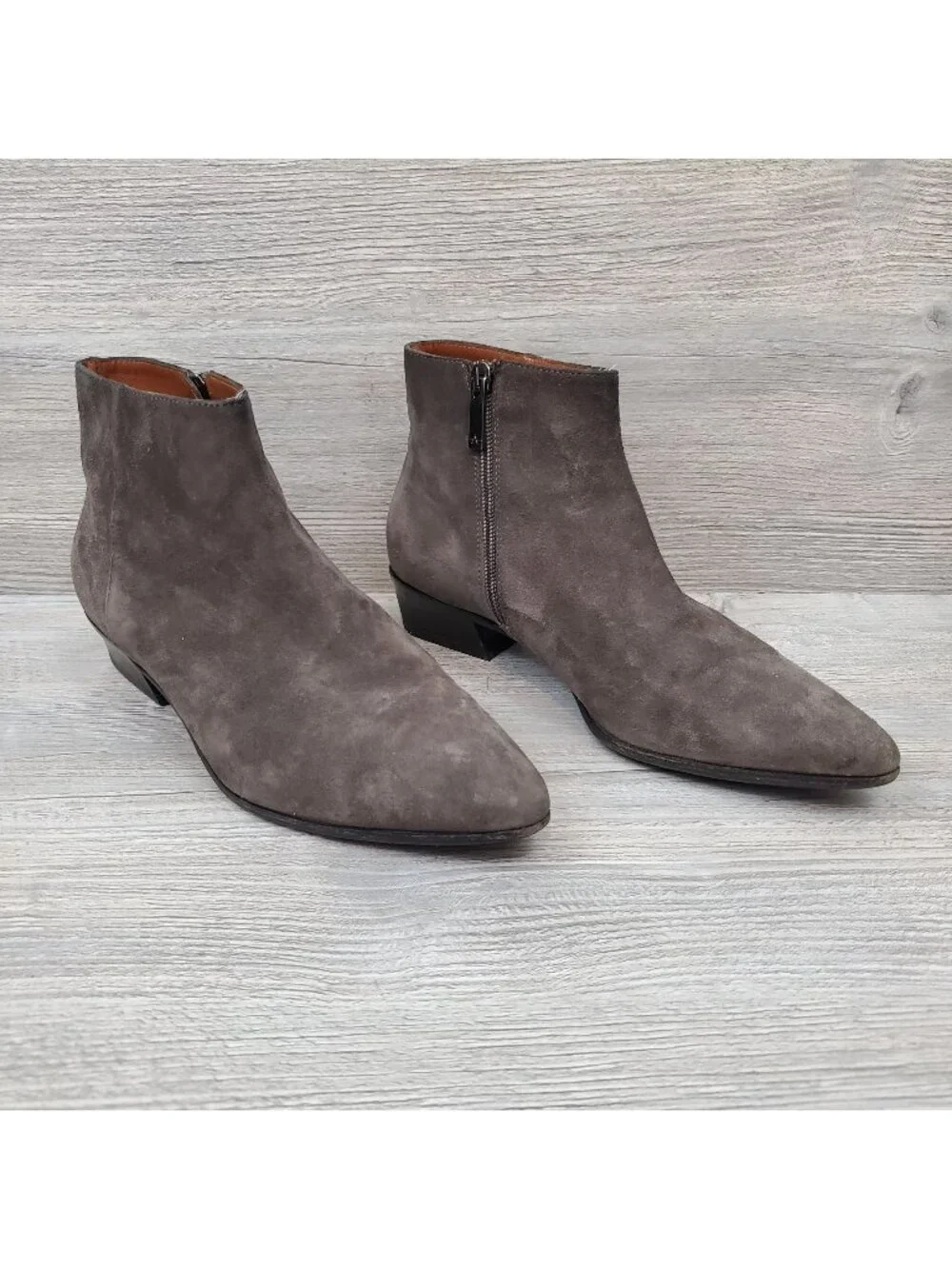 Aquatalia Fire Waterproof Suede bootie in taupe